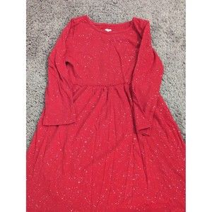 Girl'S Size Medium Old Navy Red Dress